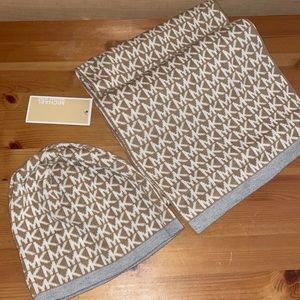 Michael Kors Scarf & Hat Set NWT!